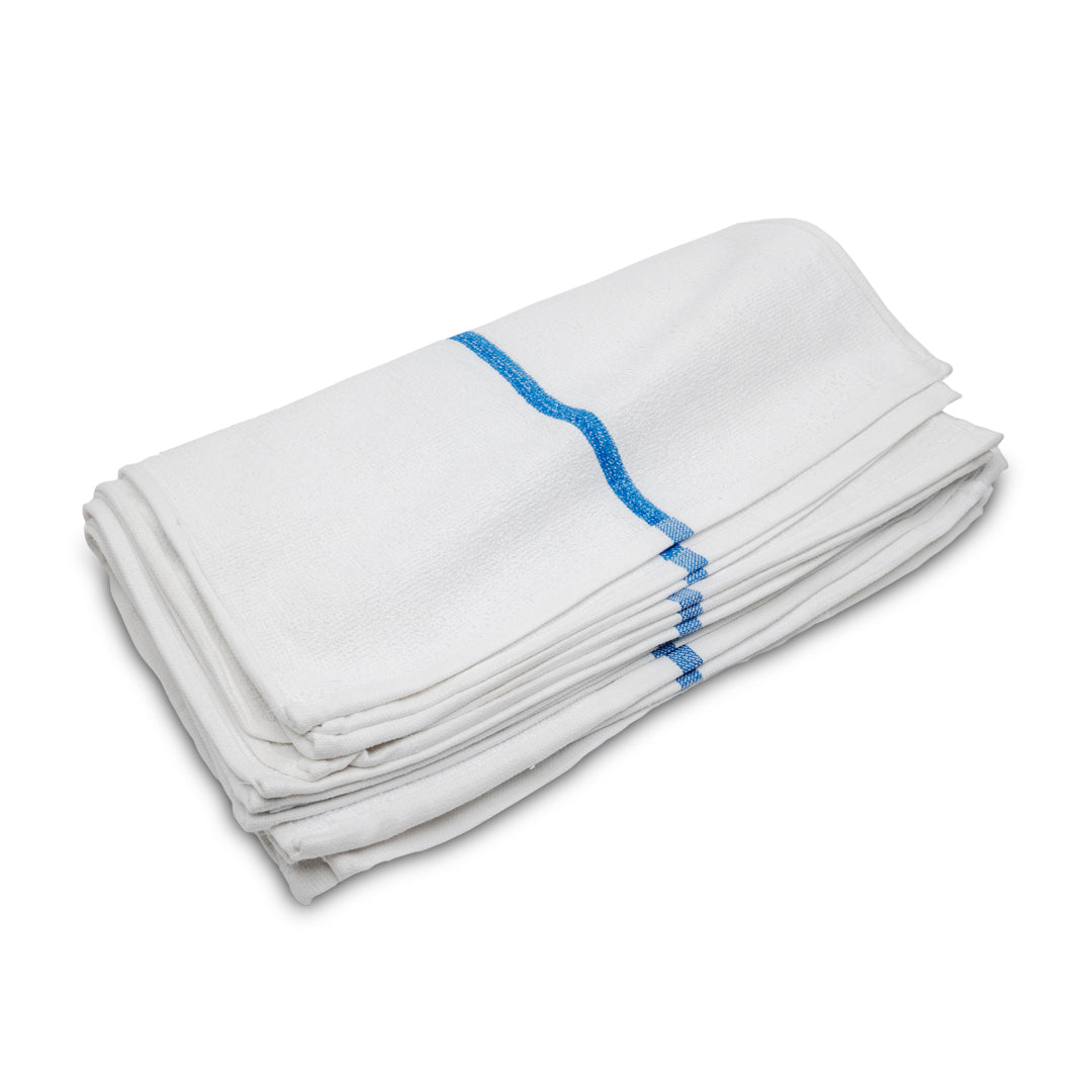 Terry Cloth Wash Rags - 12 x 12 - Blue - Cleaning Rags